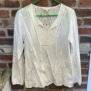 White lace style top